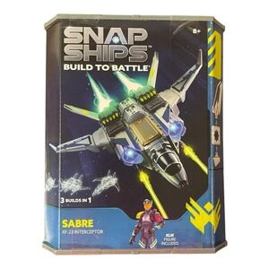 Snap Ships Sabre XF-23 Interceptor W/ Klik Figure